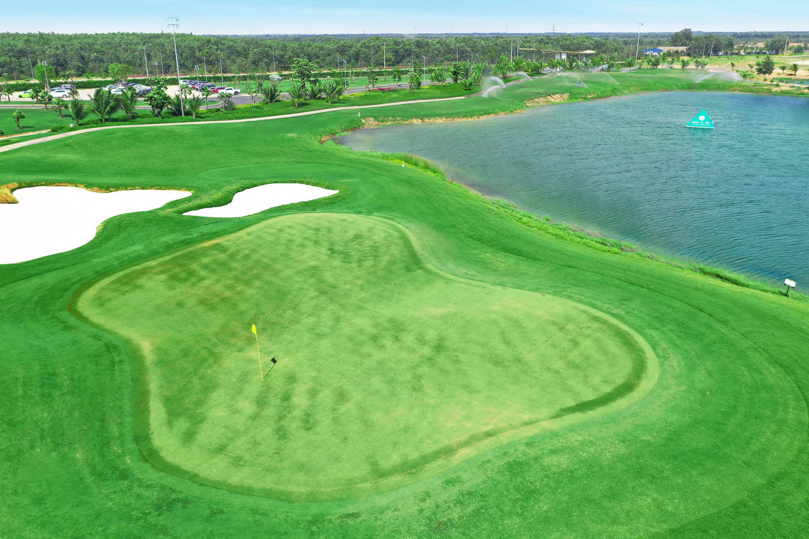 Green, Aerial View, Royal Long An Golf & Villas, Ho Chi Minh, Vietnam