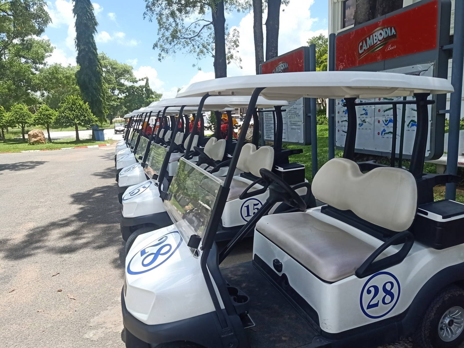 Cart, Royal Cambodia Phnom Penh Golf Club, Phnom Penh, Cambodia