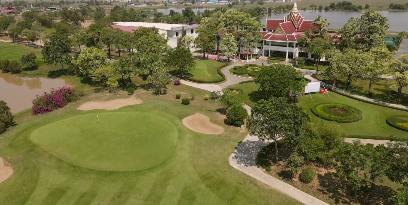 Green, Clubhouse, Royal Cambodia Phnom Penh Golf Club, Phnom Penh, Cambodia