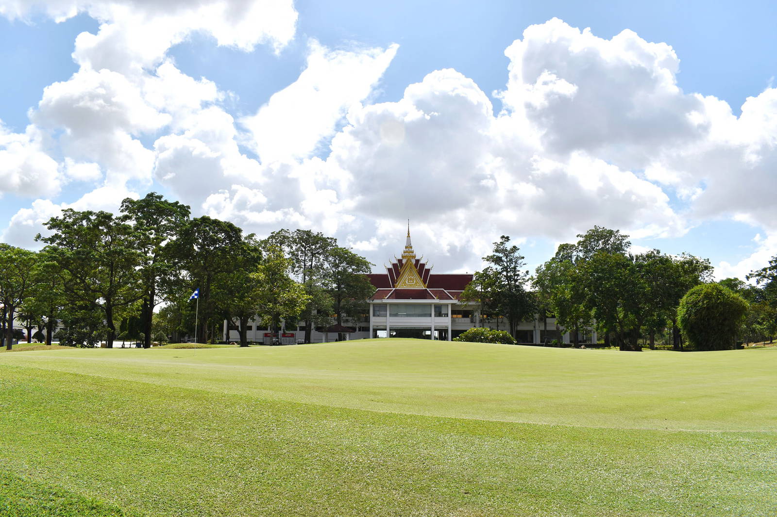 Green, Clubhouse, Royal Cambodia Phnom Penh Golf Club, Phnom Penh, Cambodia