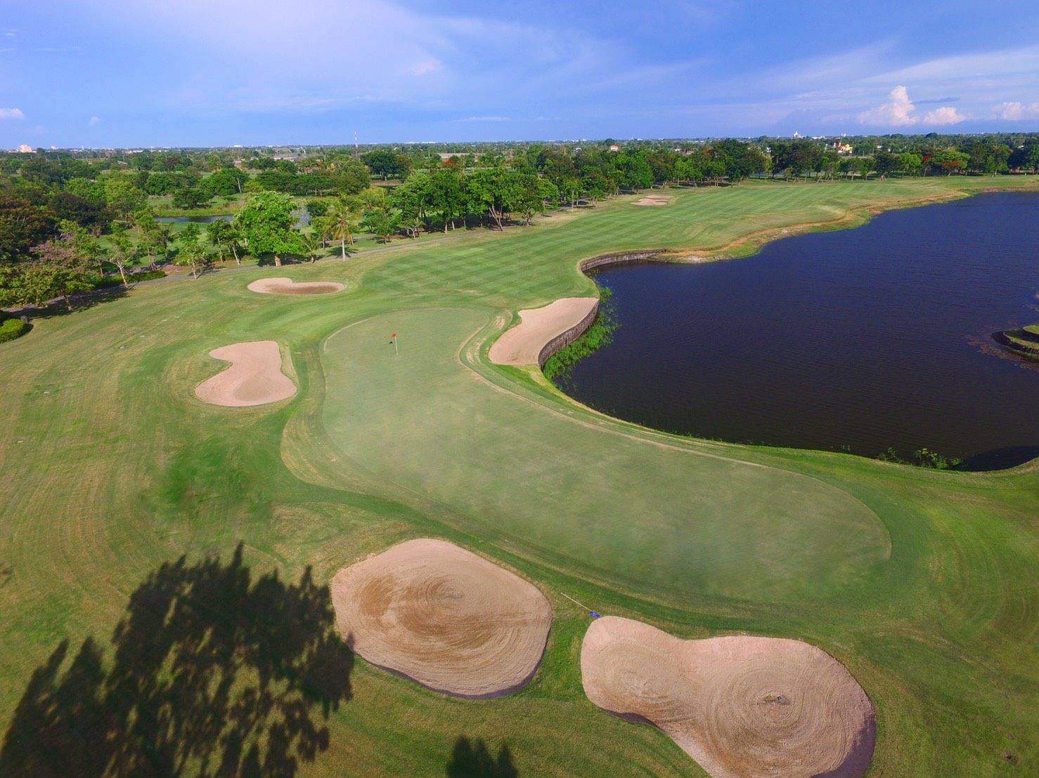 Aerial View, Green, Fairway, Phoenix Gold Golf Bangkok, Bangkok, Thailand