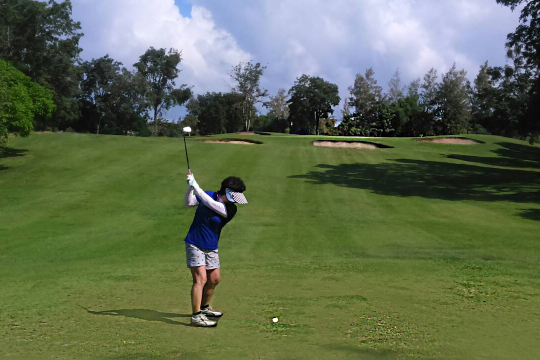 Approach, Sawang Resort Golf Club, Hua Hin, Thailand