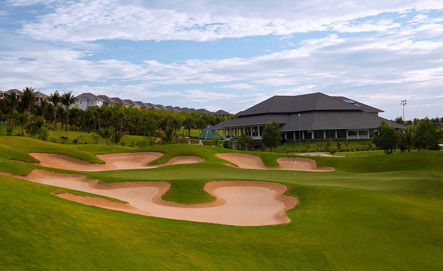 Greenside Bunker, Clubhouse, Sea Links Golf & Country Club, Ho Chi Minh, Vietnam