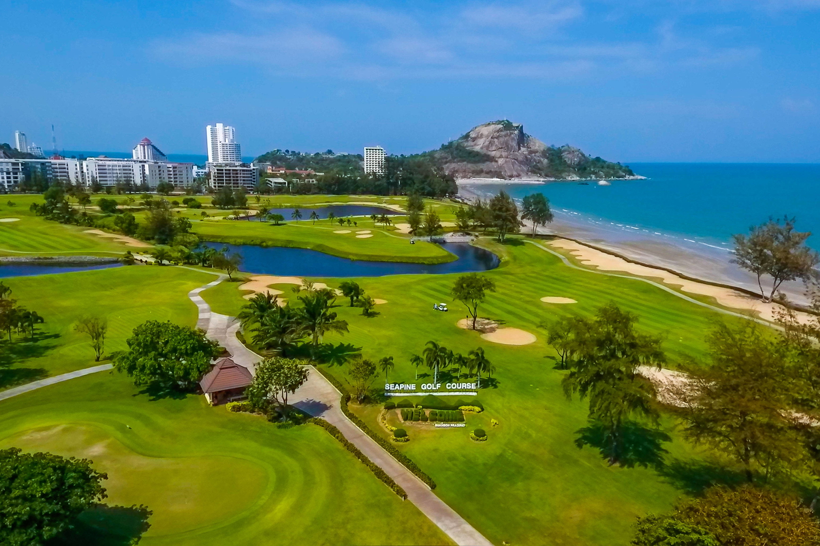 Aerial View, Sea Pines Golf Course, Hua Hin, Thailand