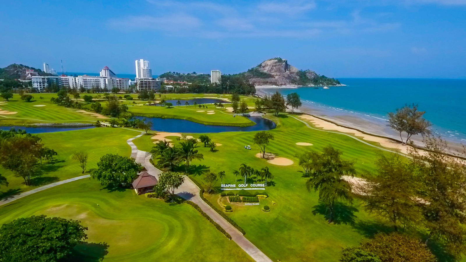 Aerial View, Sea Pines Golf Course, Hua Hin, Thailand