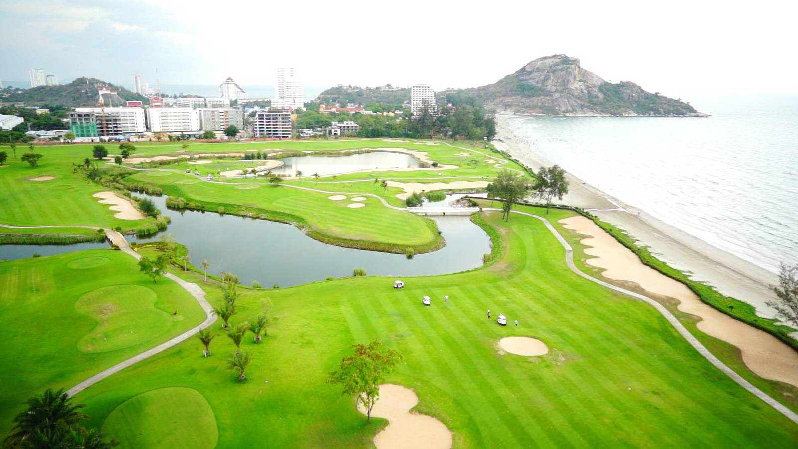 Aerial View, Sea Pines Golf Course, Hua Hin, Thailand