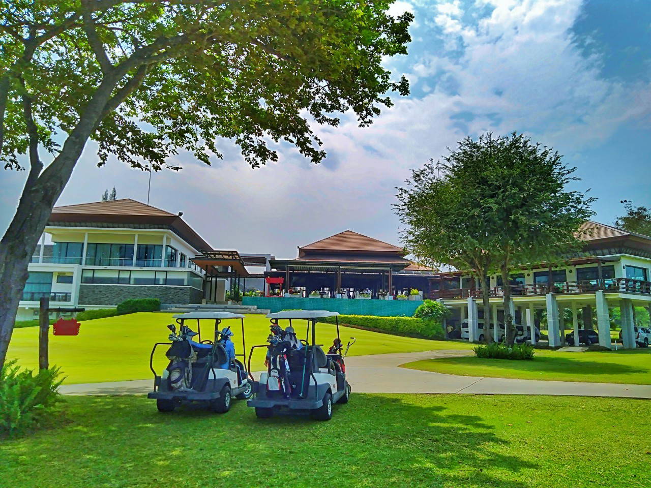 Clubhouse, Cart, Sea Pines Golf Course, Hua Hin, Thailand