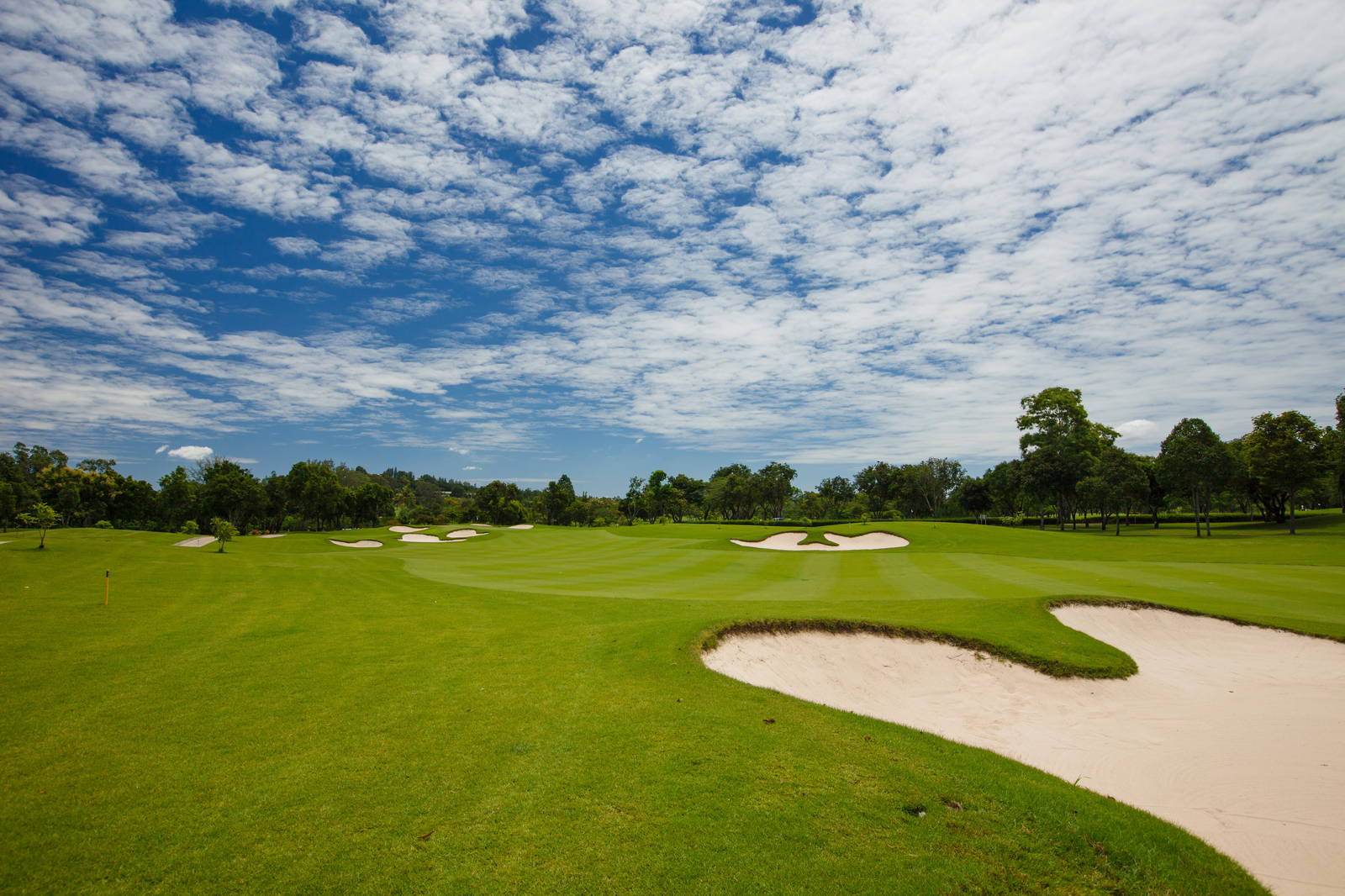 Fairway, Bunker, Siam Country Club (Old Course), Pattaya, Thailand
