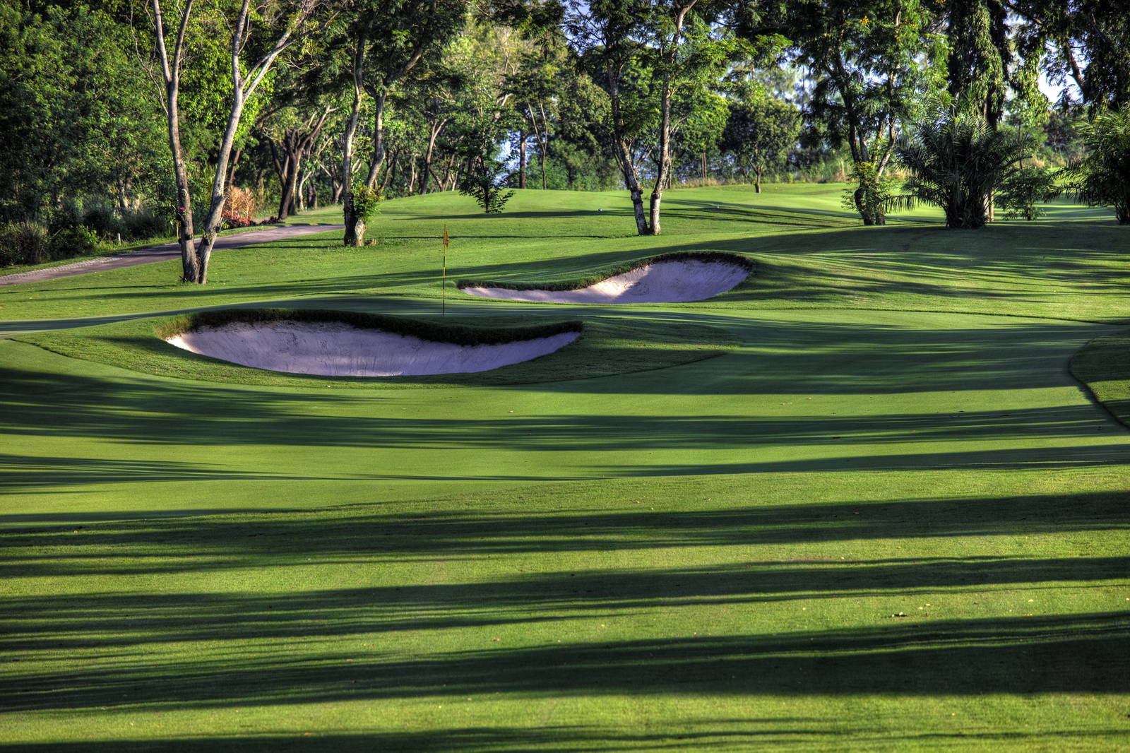 Green, Bunker, Siam Country Club (Old Course), Pattaya, Thailand
