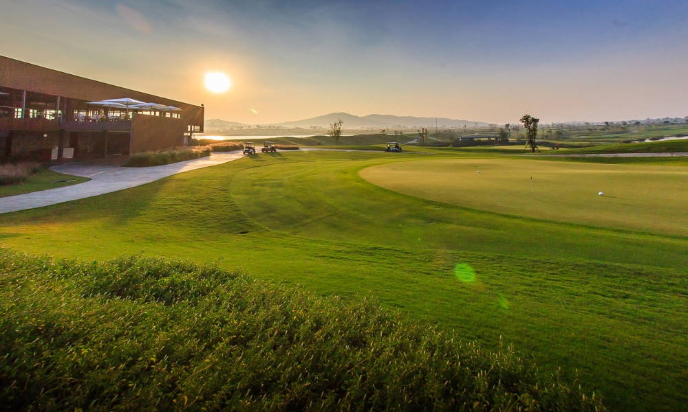 Green, Clubhouse, Siam Country Club (Waterside Course), Pattaya, Thailand