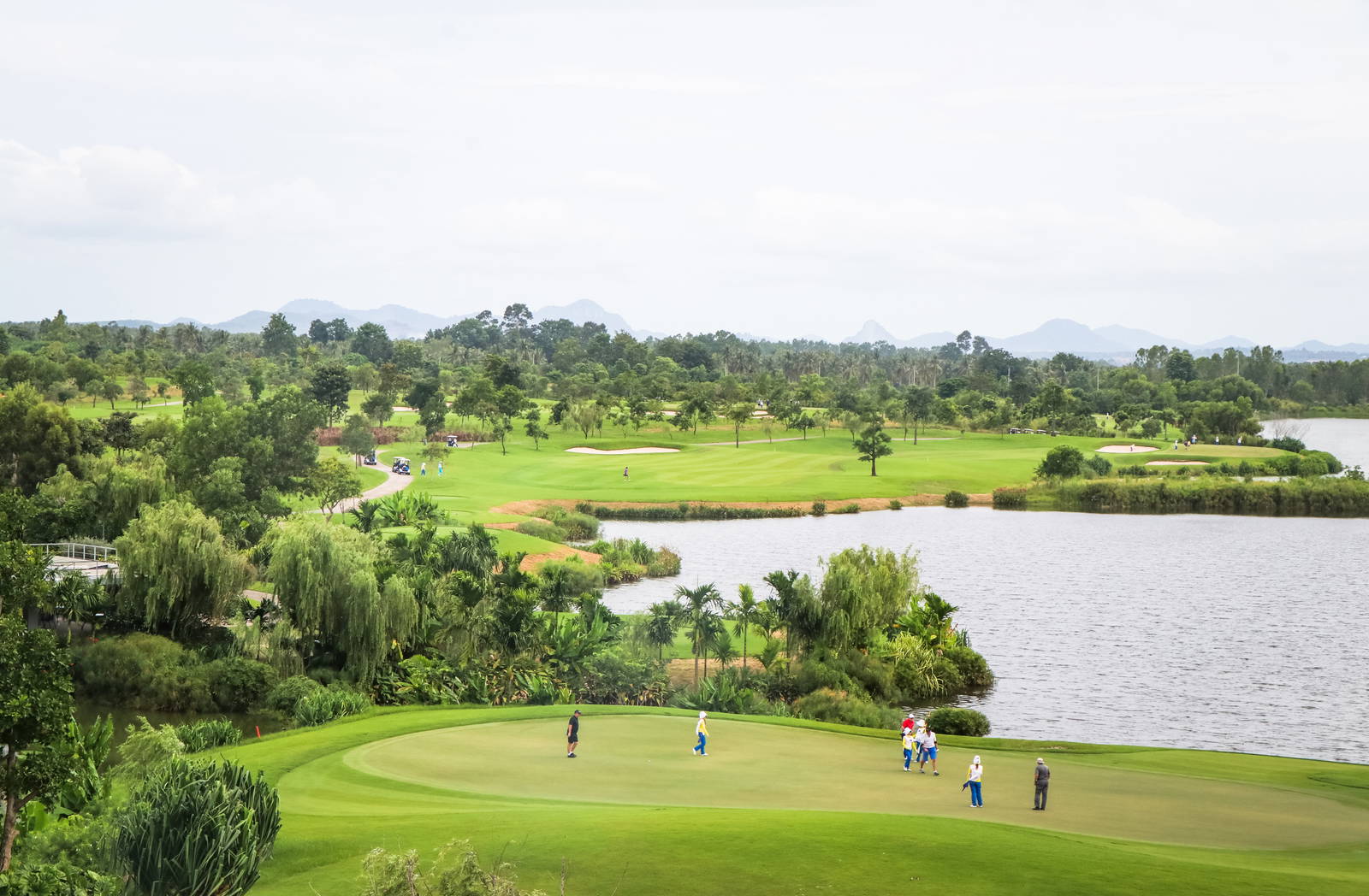 Green, Siam Country Club (Waterside Course), Pattaya, Thailand