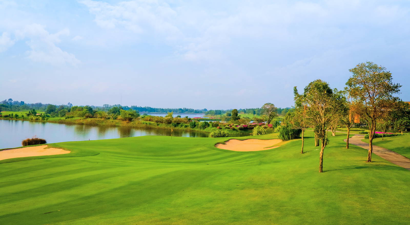 Green, Fairway, Bunker, Siam Country Club (Waterside Course), Pattaya, Thailand