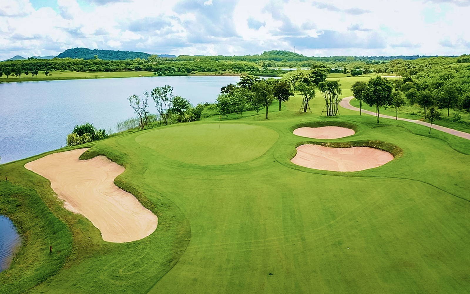 Green, Bunker, Siam Country Club (Waterside Course), Pattaya, Thailand