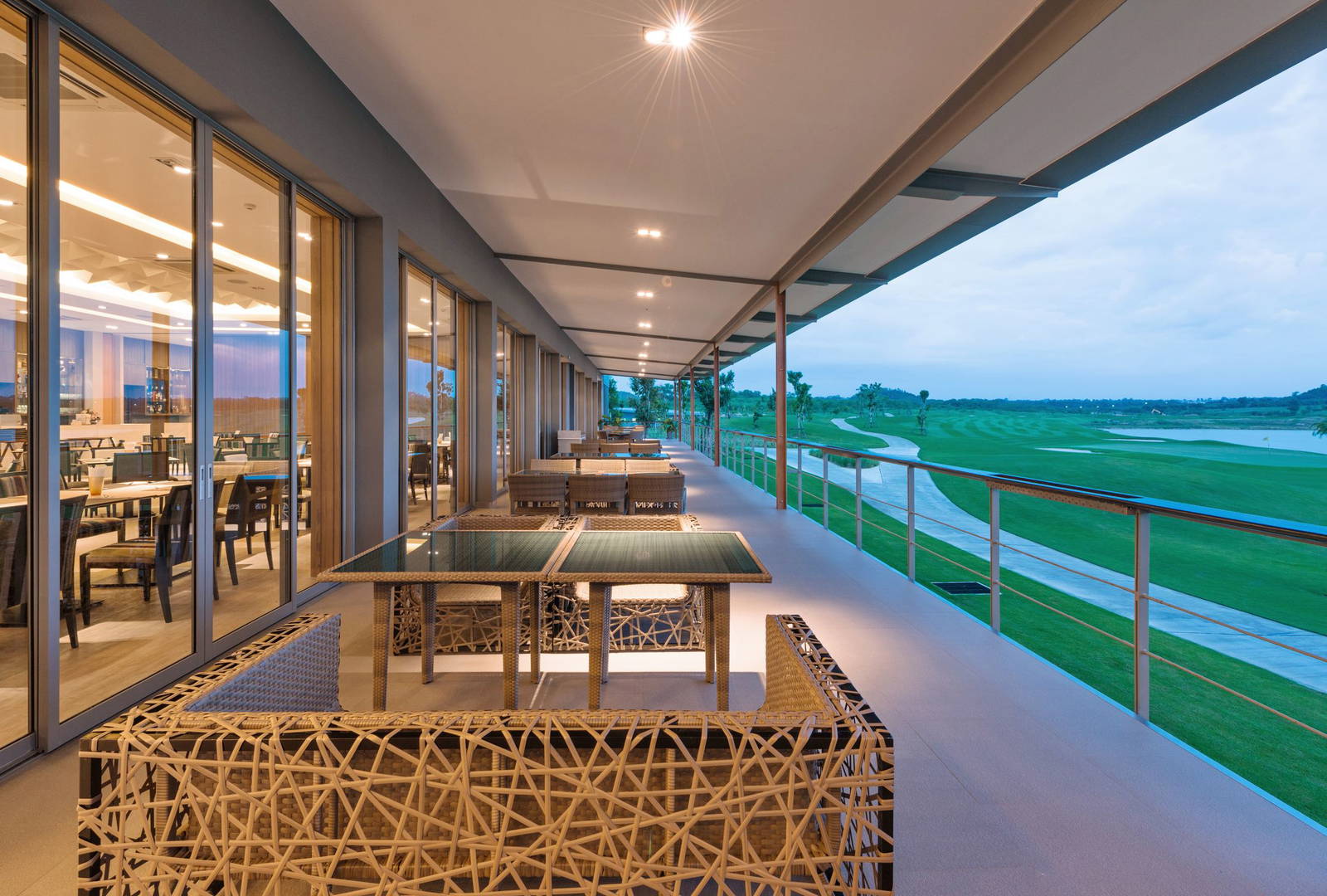 Terrace, Siam Country Club (Waterside Course), Pattaya, Thailand