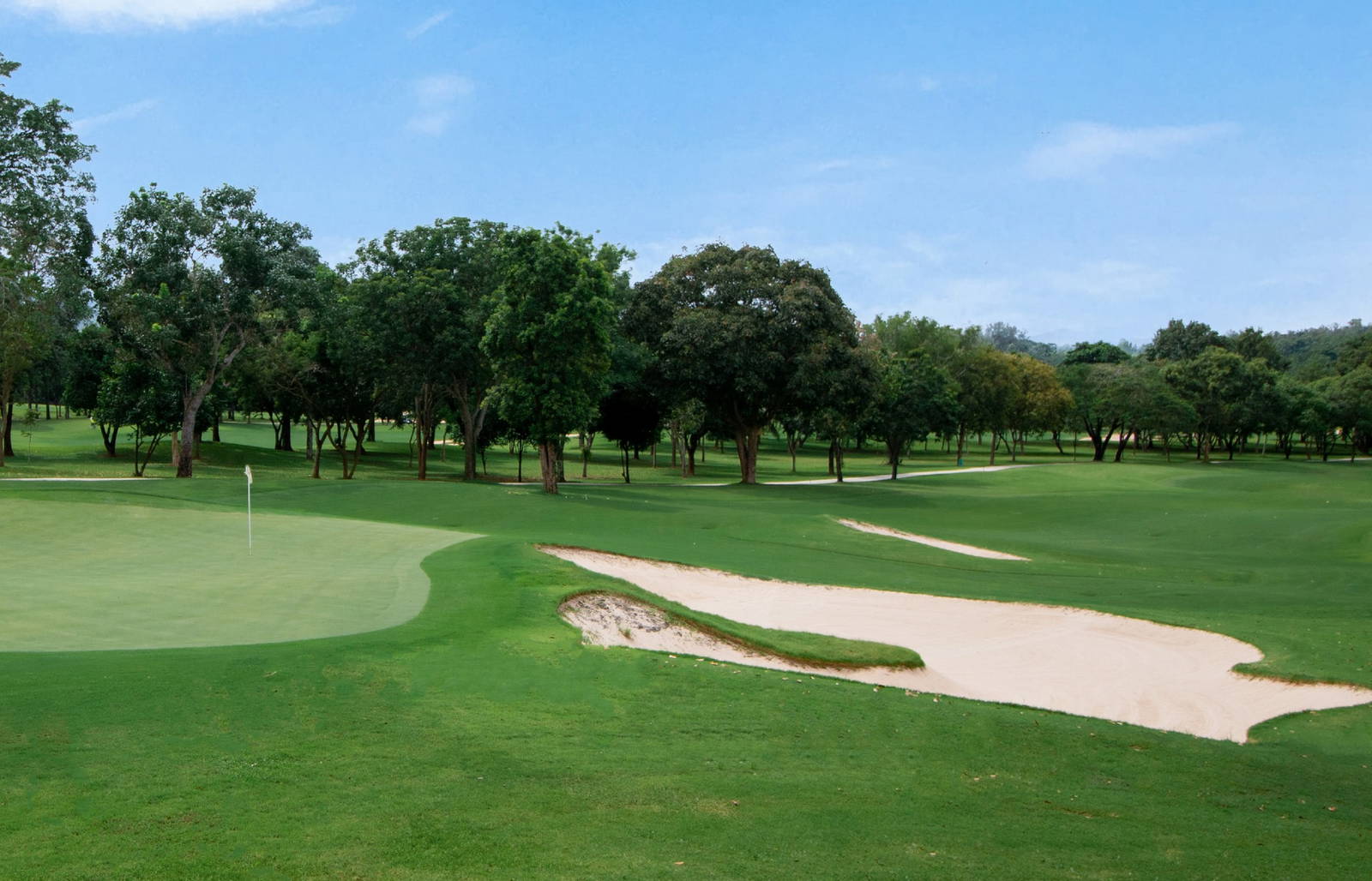 Green, Bunker, Siam Country Club (Old Course), Pattaya, Thailand