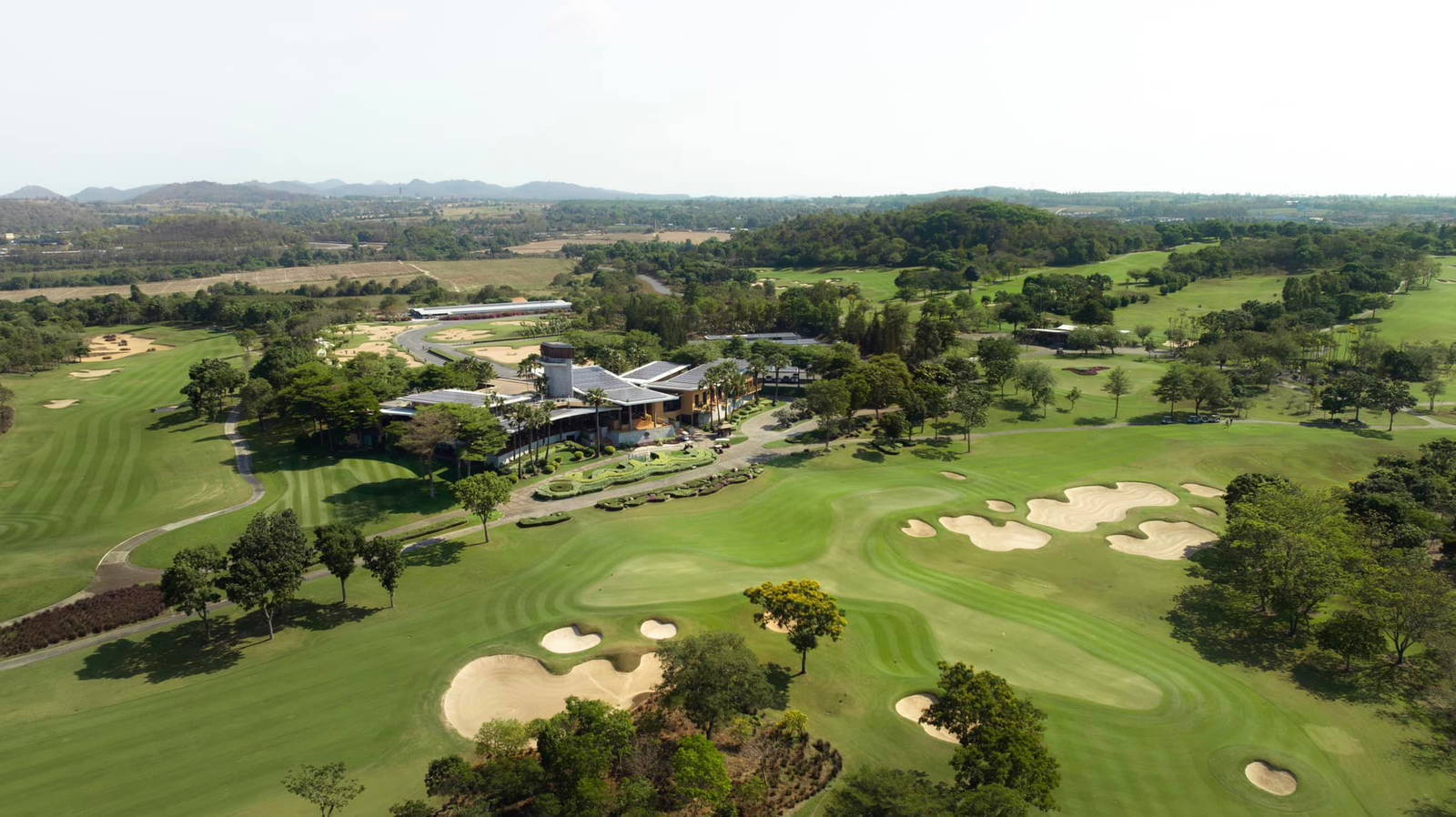 Aerial View, Siam Country Club (Plantation Course), Pattaya, Thailand