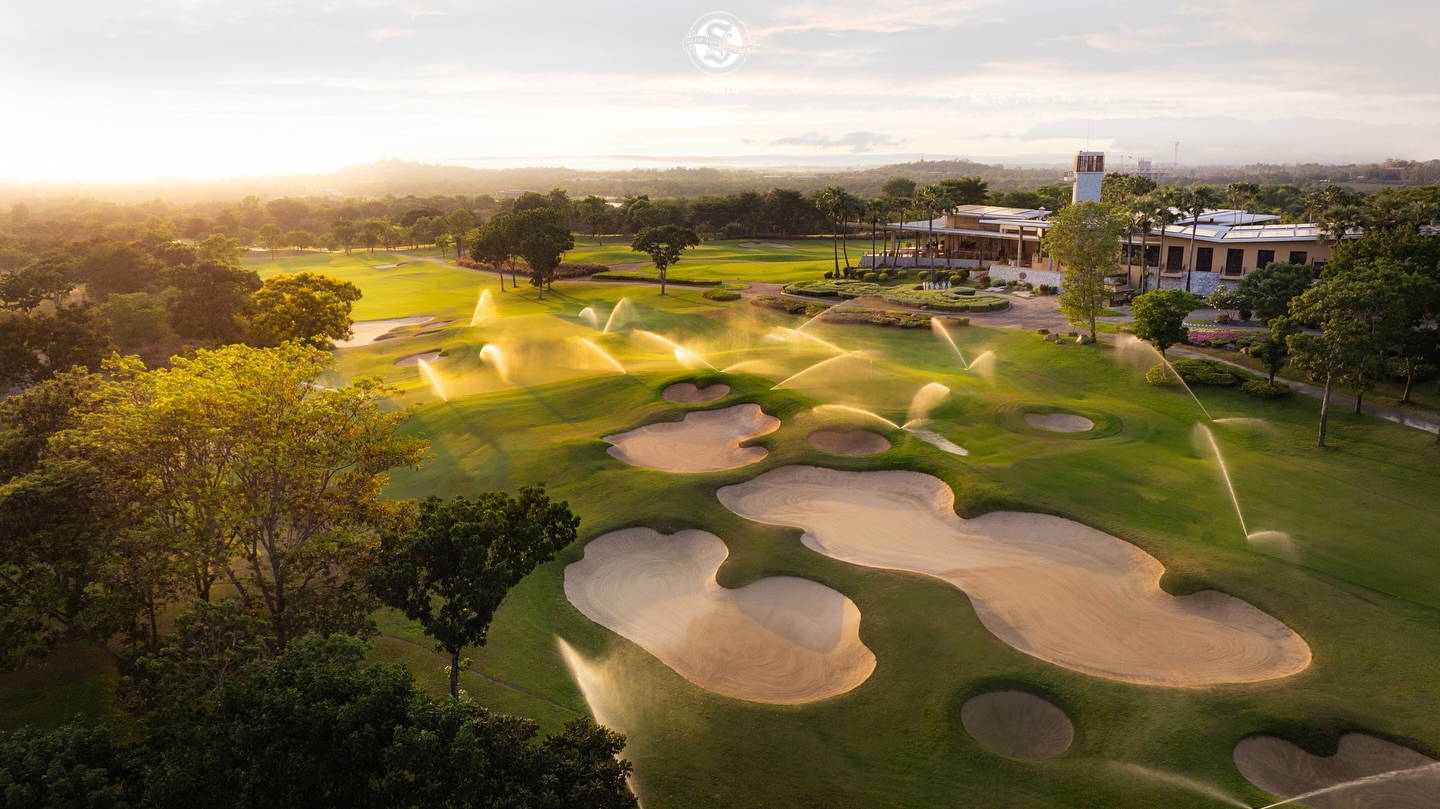 Aerial View, Siam Country Club (Plantation Course), Pattaya, Thailand