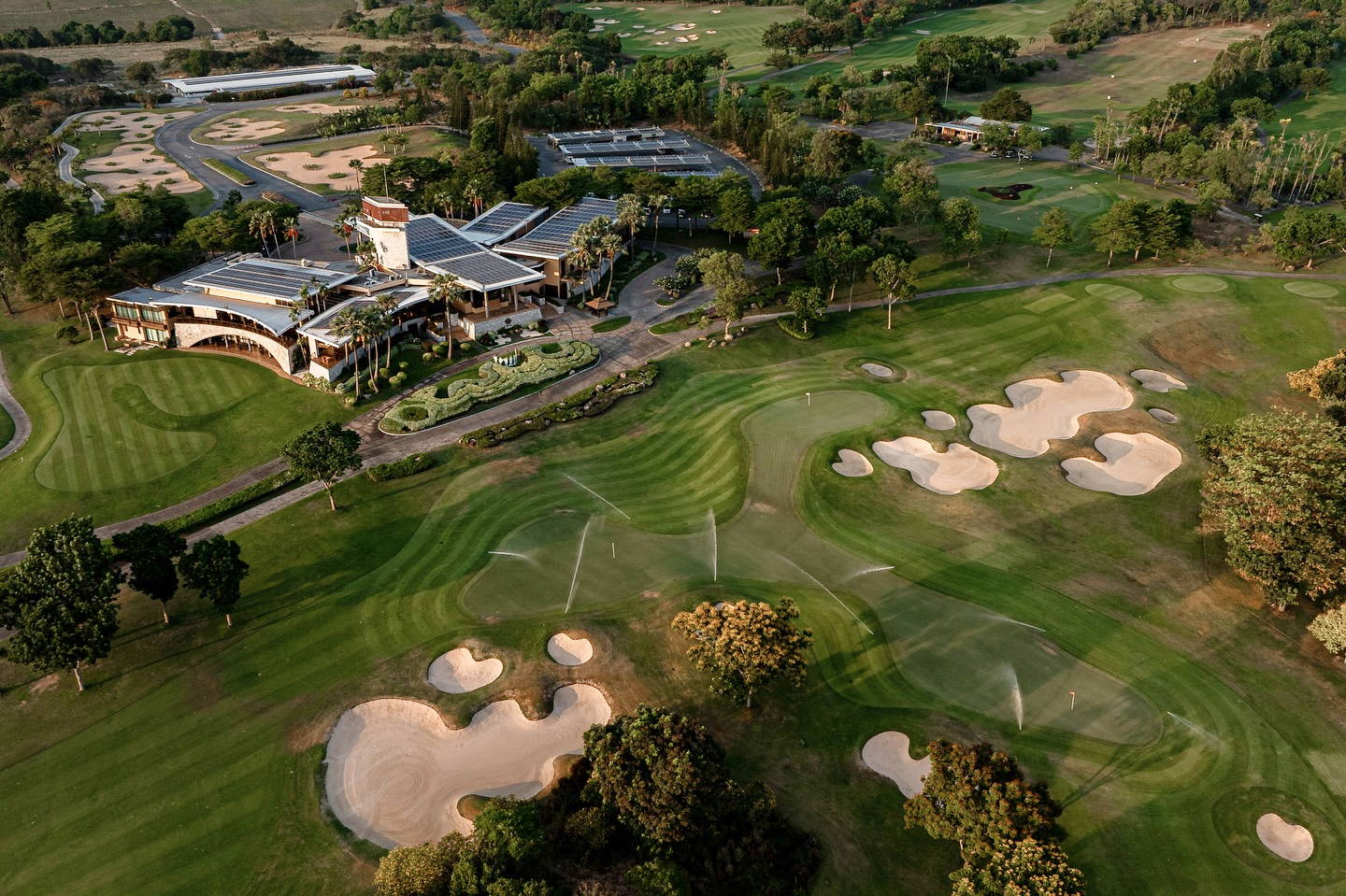 Aerial View, Clubhouse, Siam Country Club (Plantation Course), Pattaya, Thailand
