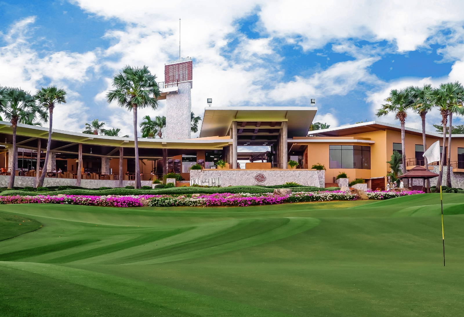 Clubhouse, Green, Siam Country Club (Plantation Course), Pattaya, Thailand