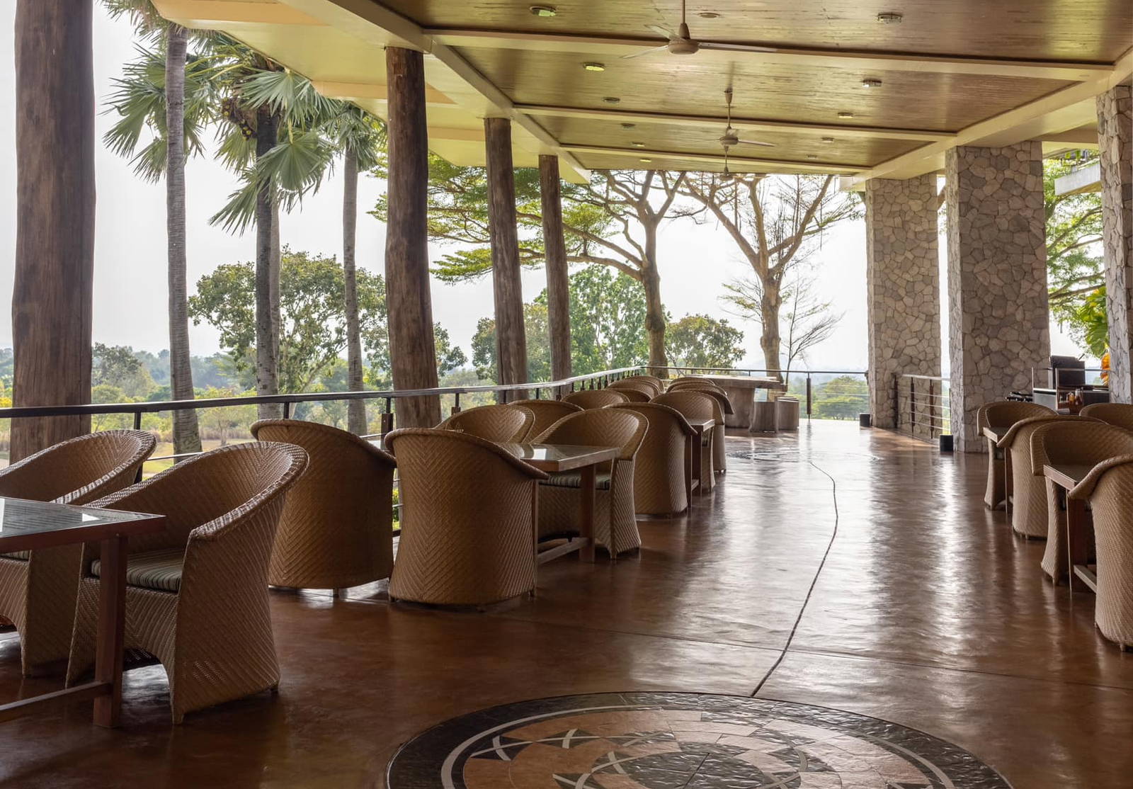 Terrace, Siam Country Club (Plantation Course), Pattaya, Thailand