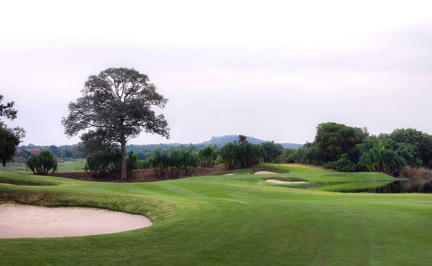 Fairway, Bunker, Siam Country Club (Waterside Course), Pattaya, Thailand
