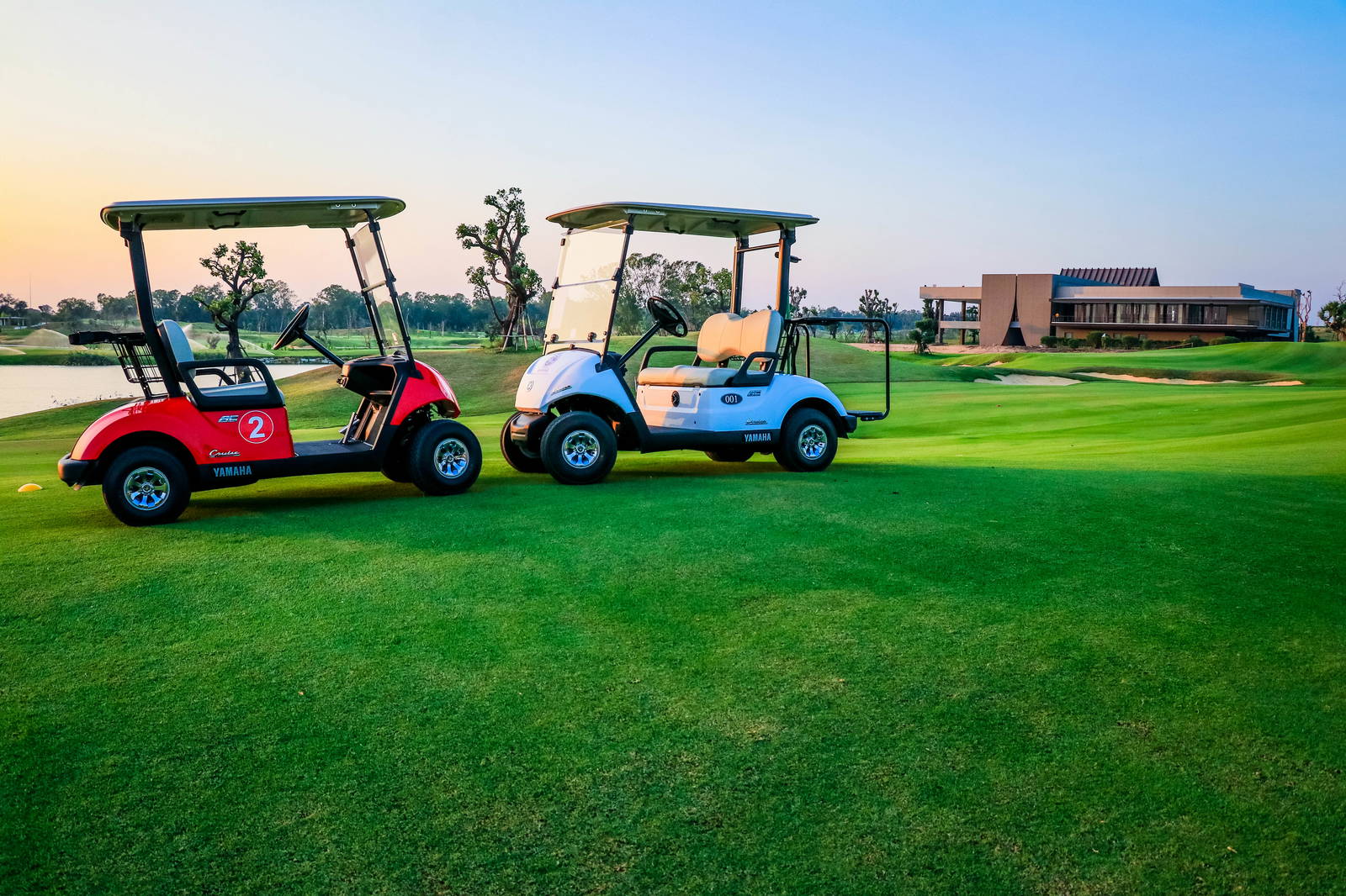 Cart, Siam Country Club (Rolling Hills), Pattaya, Thailand