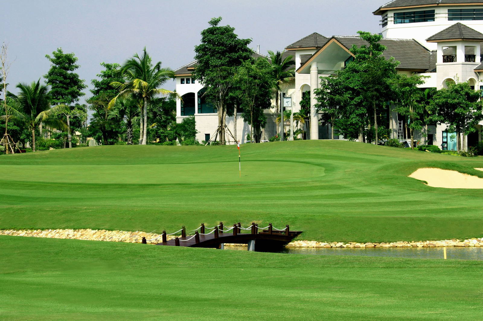 Approach, Siem Reap Booyoung Country Club, Siem Reap, Cambodia