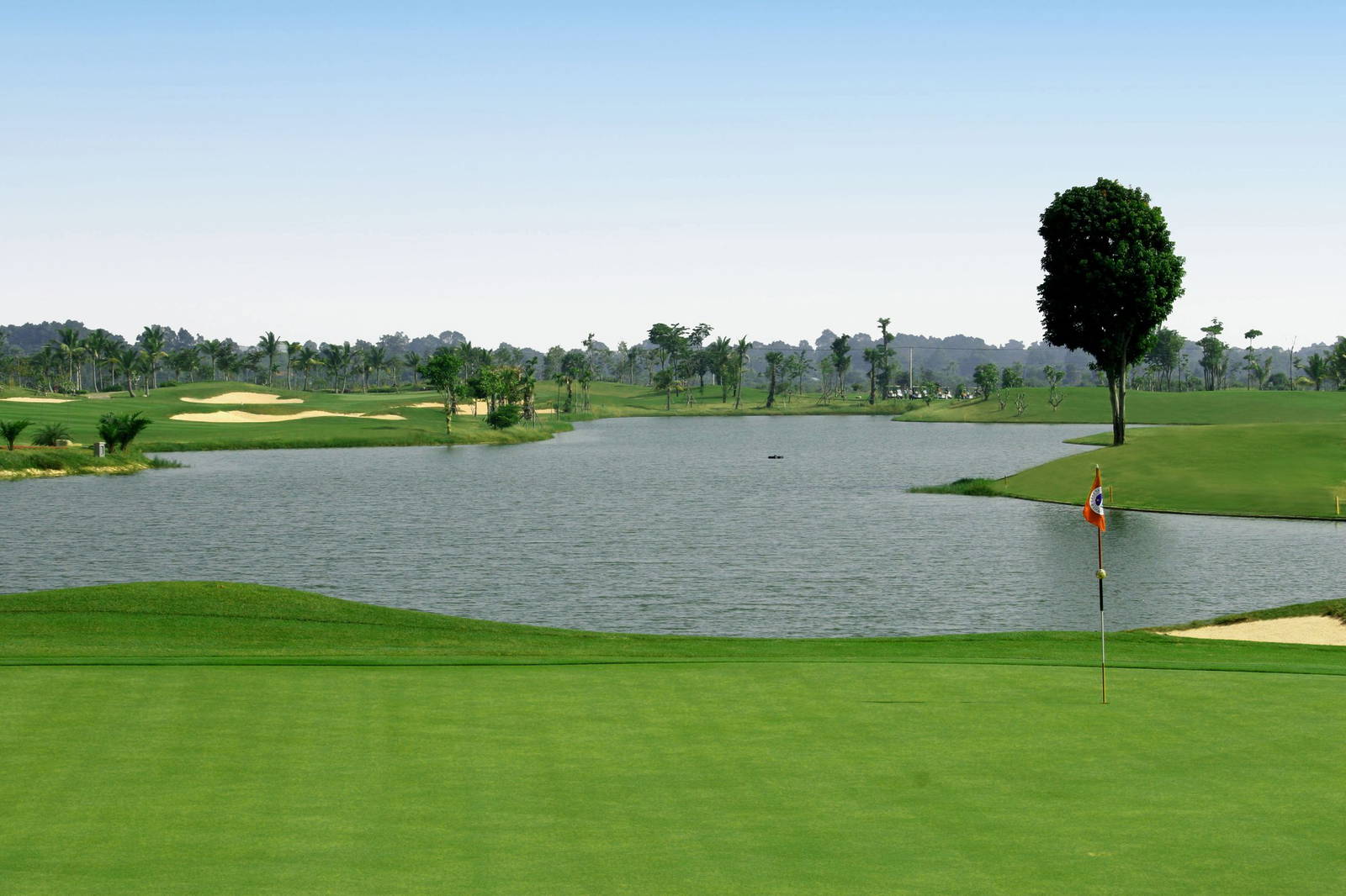 Green, Water Hazard, Siem Reap Booyoung Country Club, Siem Reap, Cambodia