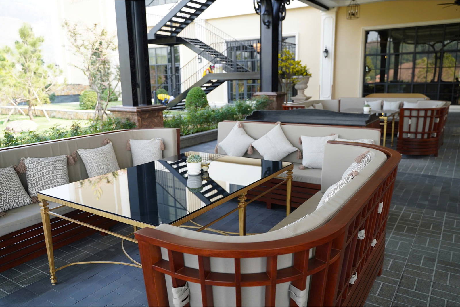 Terrace, Silk Path Dong Trieu Golf & Country Club, Hanoi, Vietnam
