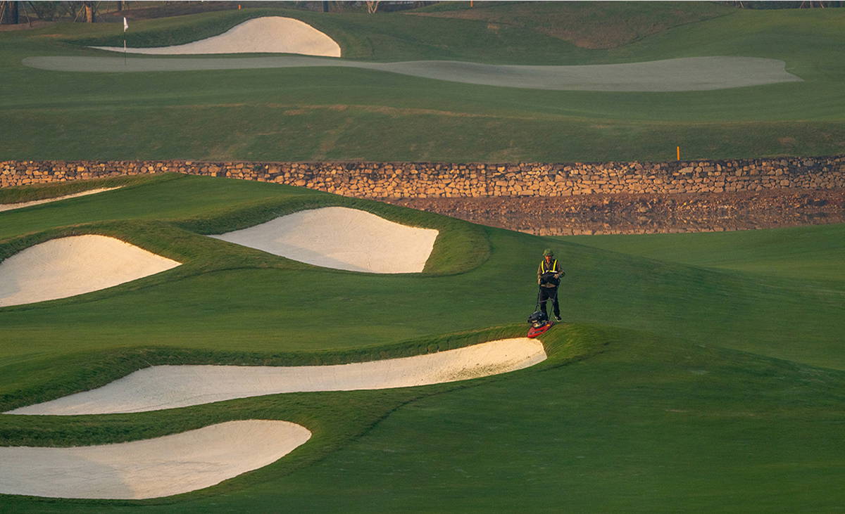 Fairway Bunker, Silk Path Dong Trieu Golf & Country Club, Hanoi, Vietnam