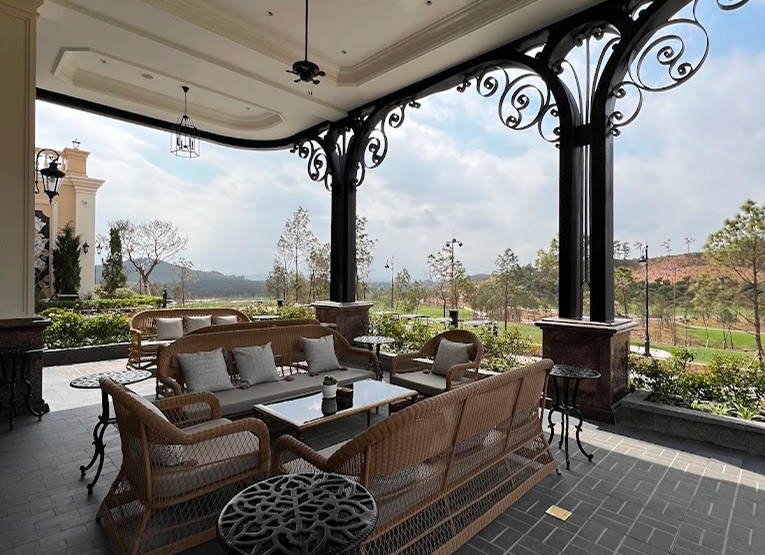 Terrace, Silk Path Dong Trieu Golf & Country Club, Hanoi, Vietnam