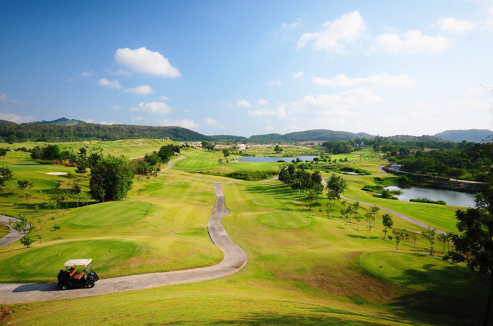 Aerial View, Silky Oak Country Club, Pattaya, Thailand