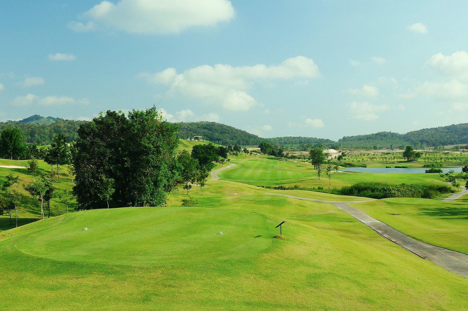 Tee Box, Silky Oak Country Club, Pattaya, Thailand