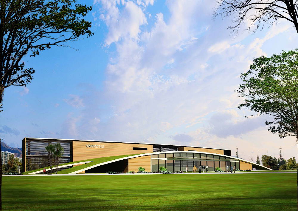 Clubhouse, Sonadezi Chau Duc Golf Course, Ho Chi Minh, Vietnam