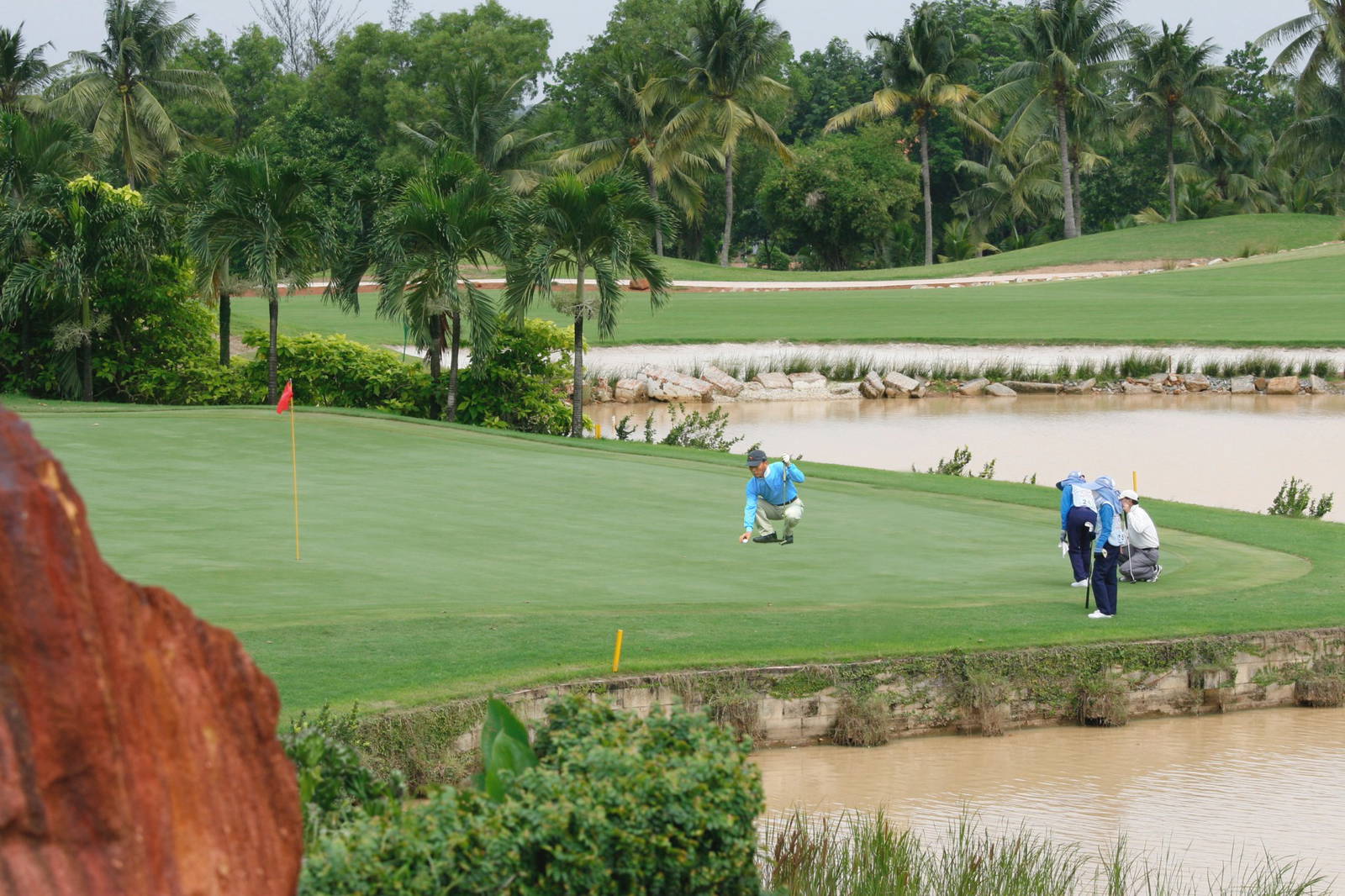 Green, Water Hazard, Song Be Golf Resort, Ho Chi Minh, Vietnam
