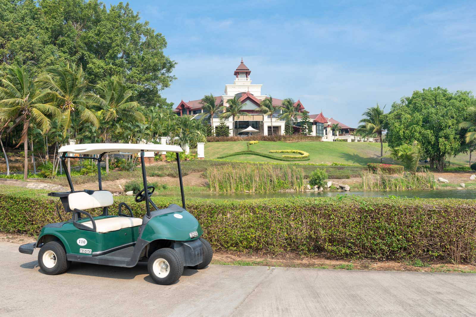 Clubhouse, Cart, Springfield Royal Country Club, Hua Hin, Thailand