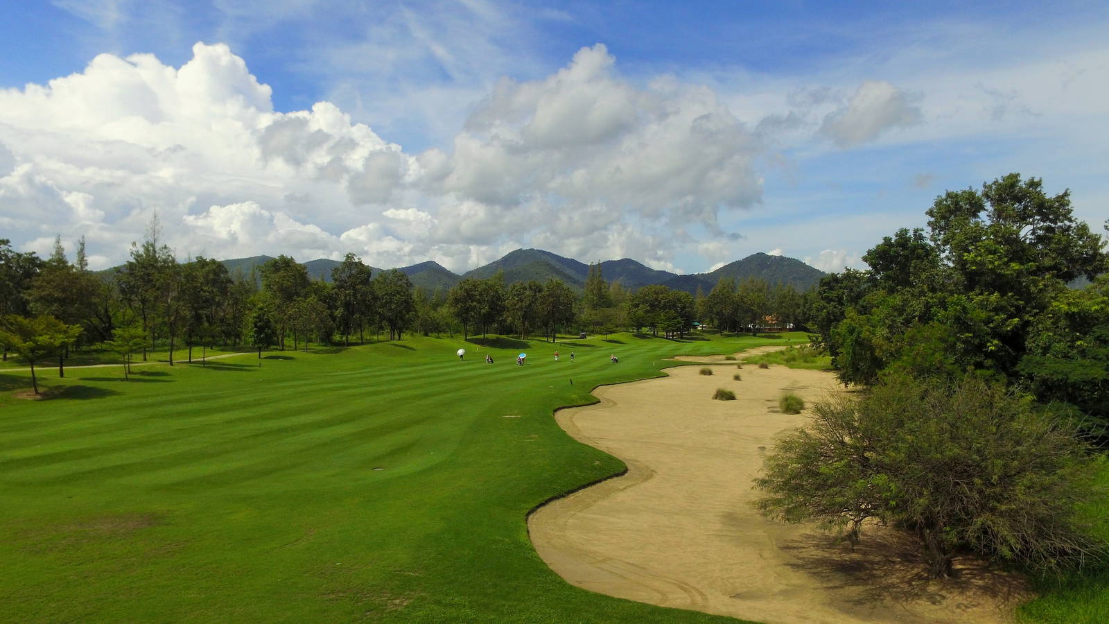 Fairway, Bunker, Springfield Royal Country Club, Hua Hin, Thailand