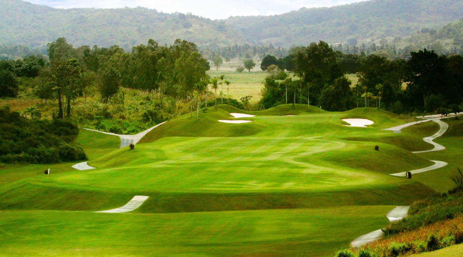 Approach, Fairway, St Andrews 2000 Golf Club, Pattaya, Thailand