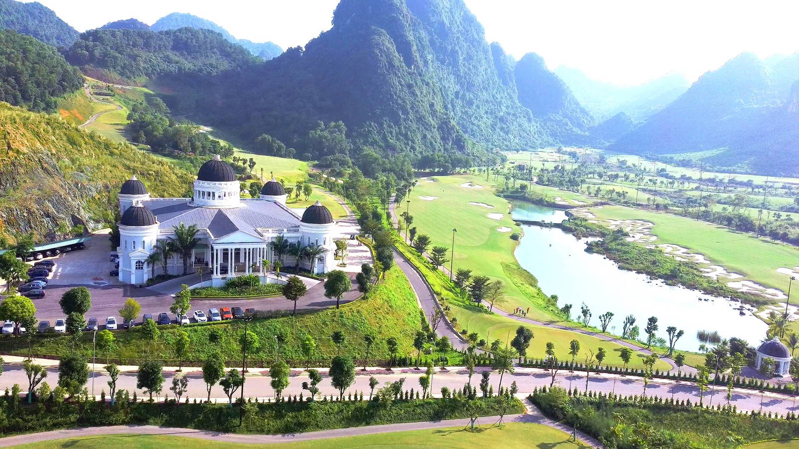 Aerial View, Clubhouse, Stone Valley Golf & Resort, Hanoi, Vietnam