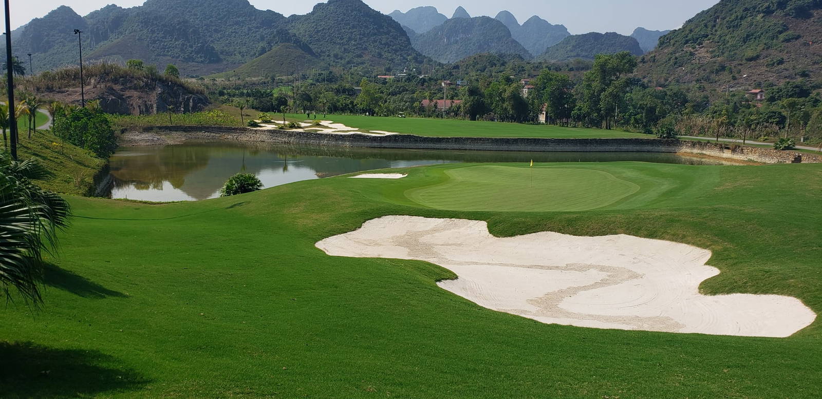 Green, Bunker, Stone Valley Golf & Resort, Hanoi, Vietnam