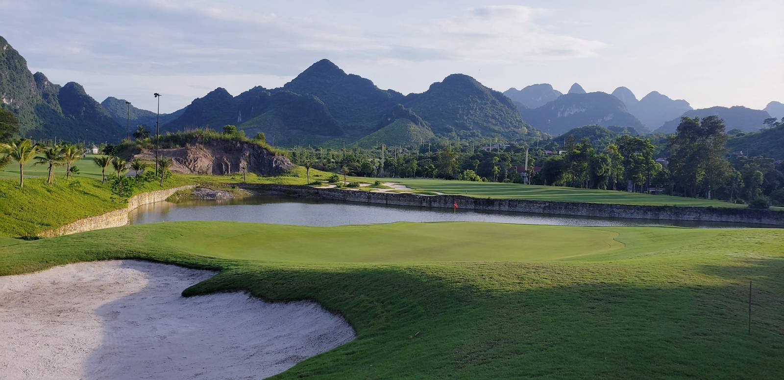 Green, Bunker, Stone Valley Golf & Resort, Hanoi, Vietnam