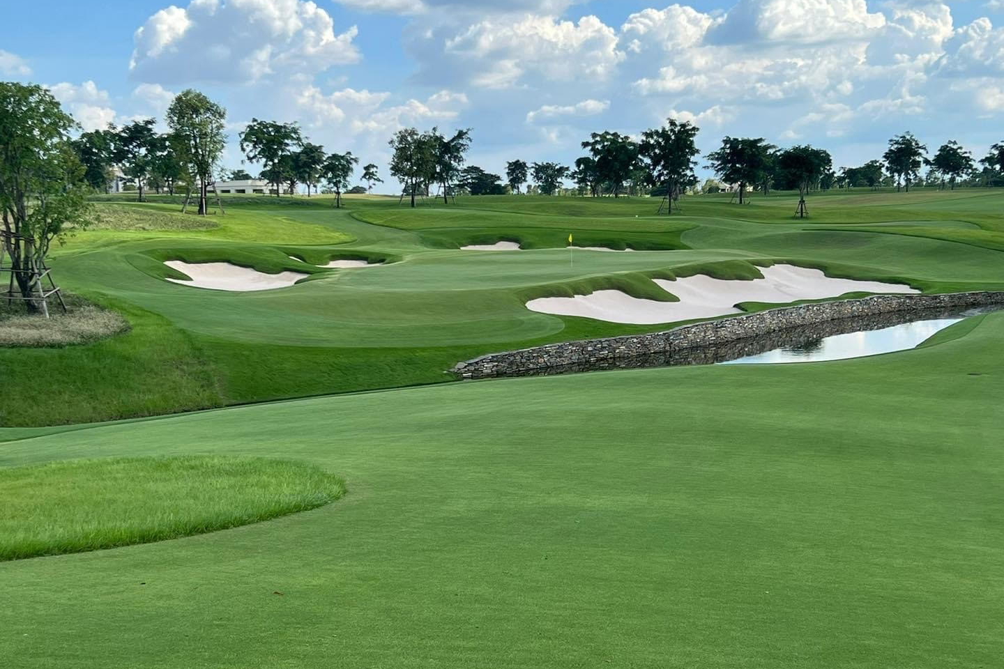 Approach, Green, Bunker, Stonehill Golf Course, Bangkok, Thailand