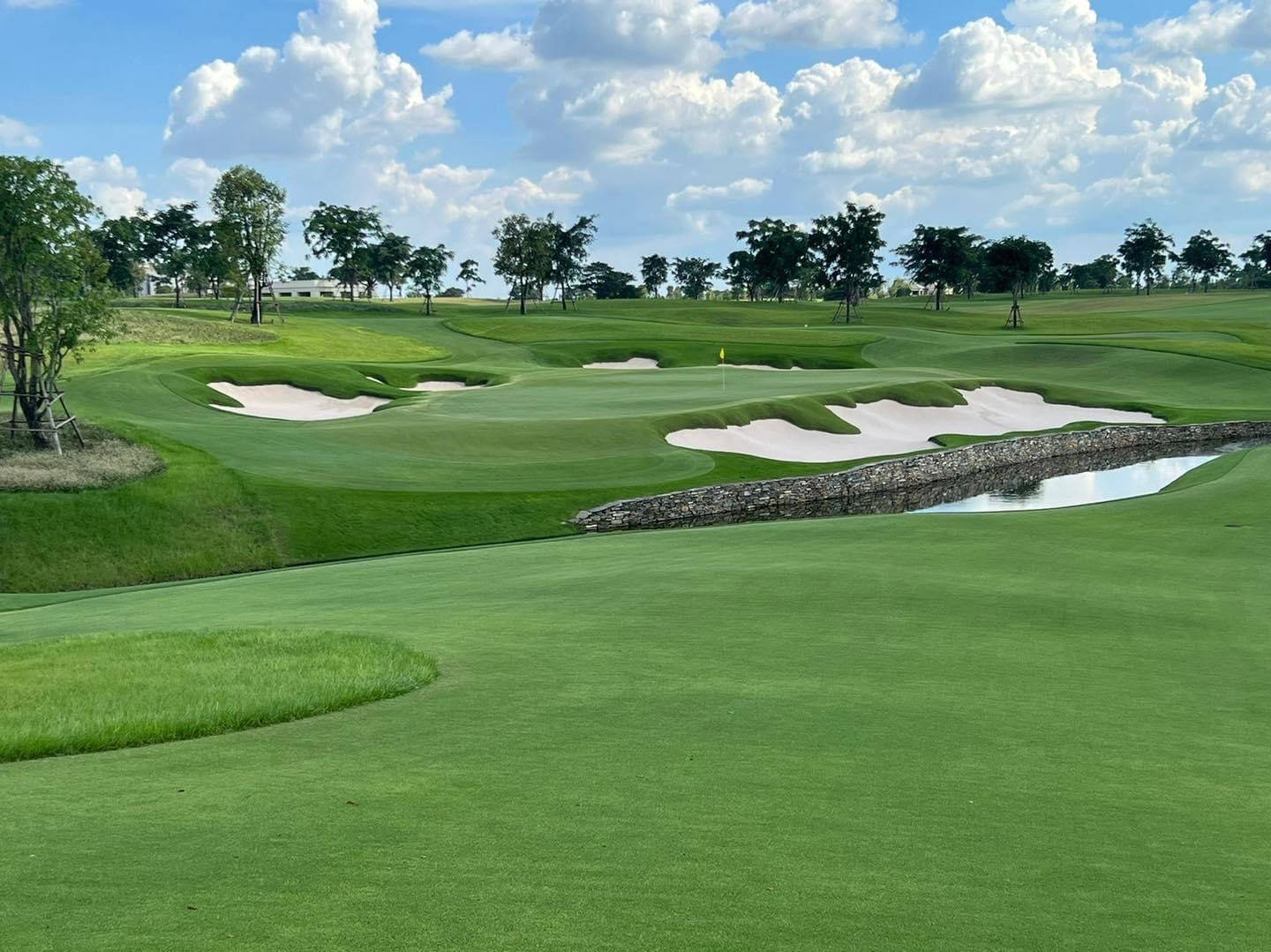 Approach, Green, Bunker, Stonehill Golf Course, Bangkok, Thailand