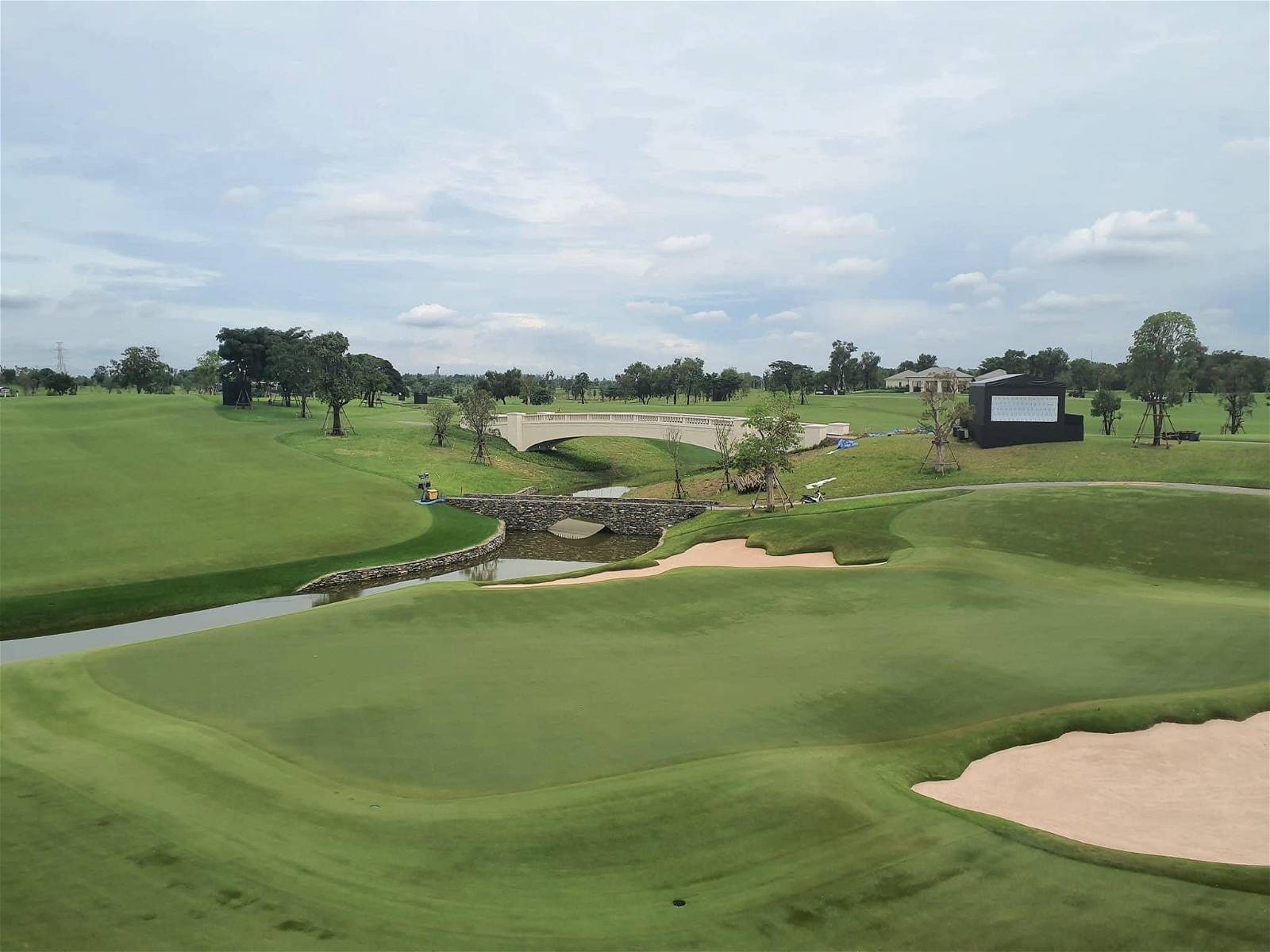 Green, Bunker, Stonehill Golf Course, Bangkok, Thailand