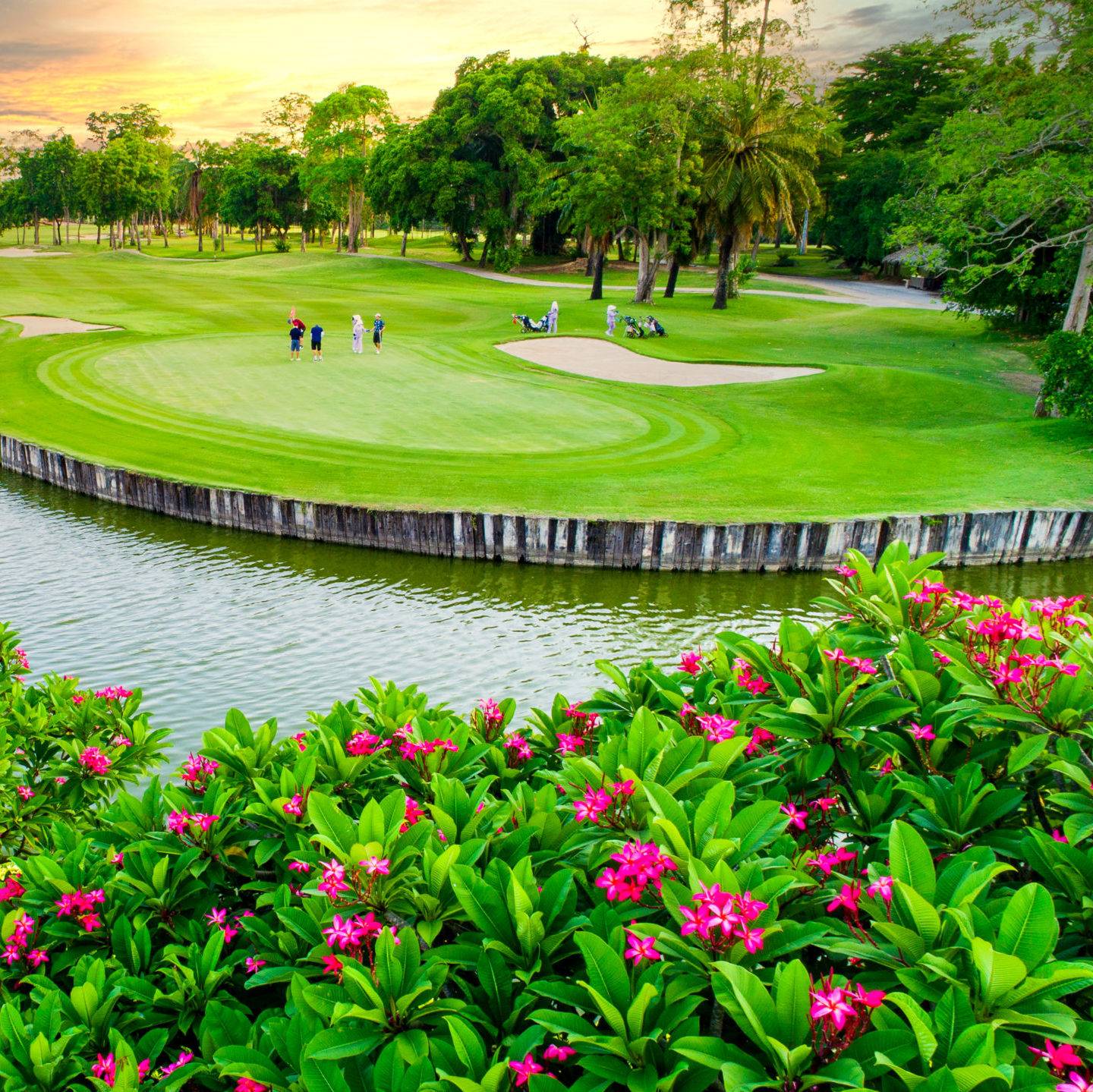 Green, Subhapruek Golf Club, Bangkok, Thailand