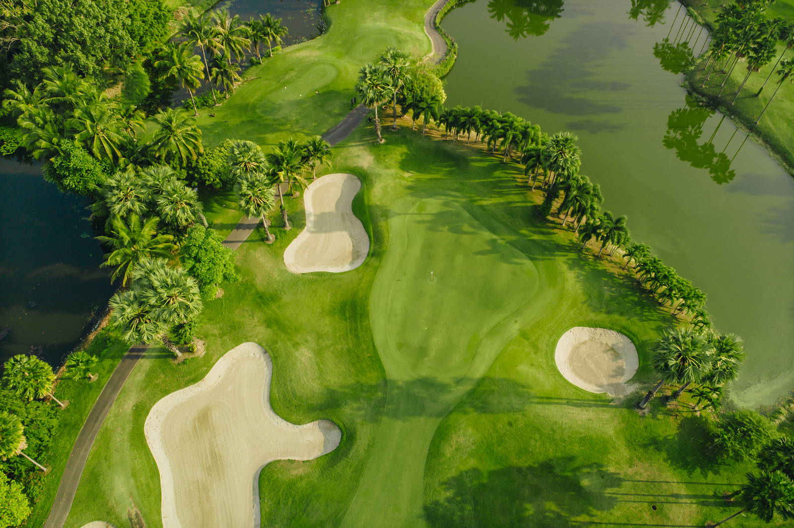 Aerial View, Green, Summit Green Valley Chiang Mai Country Club, Chiang Mai, Thailand