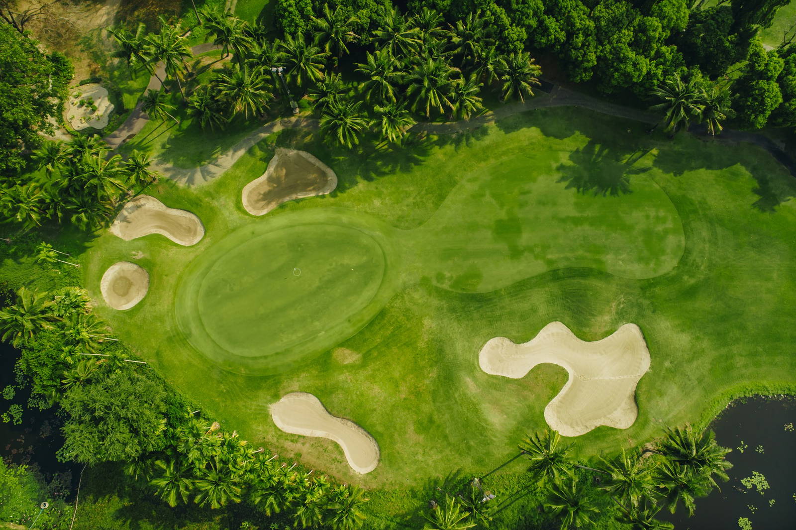 Green, Aerial View, Summit Green Valley Chiang Mai Country Club, Chiang Mai, Thailand