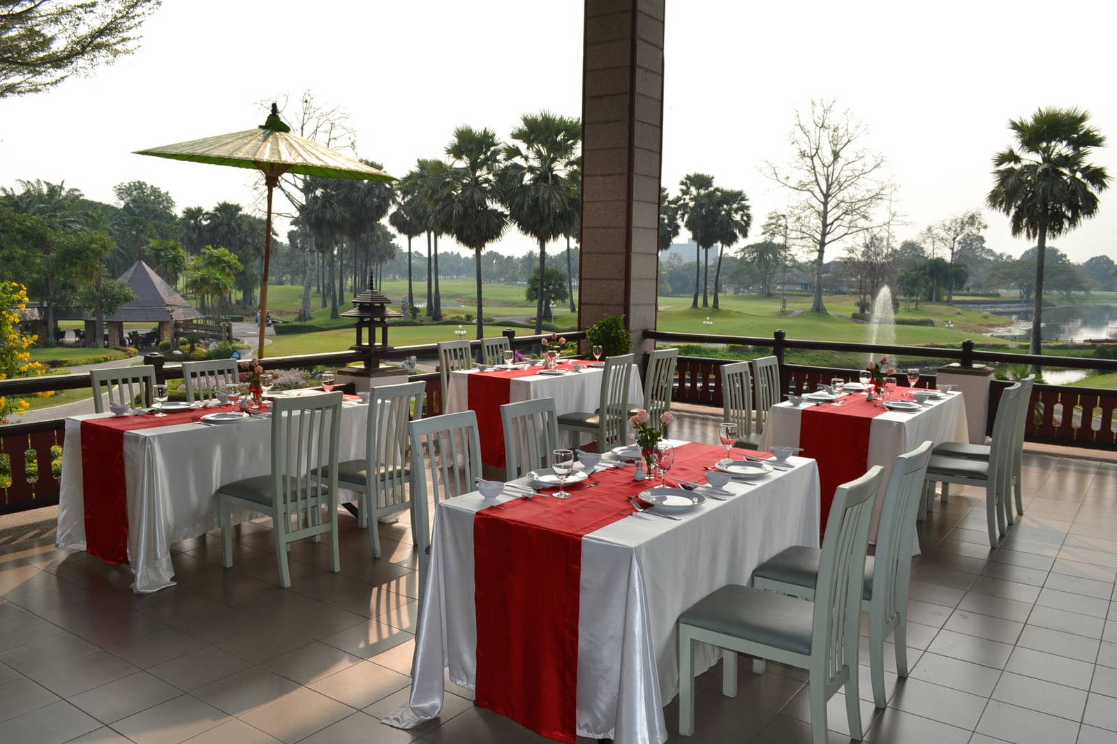 Terrace, Summit Green Valley Chiang Mai Country Club, Chiang Mai, Thailand
