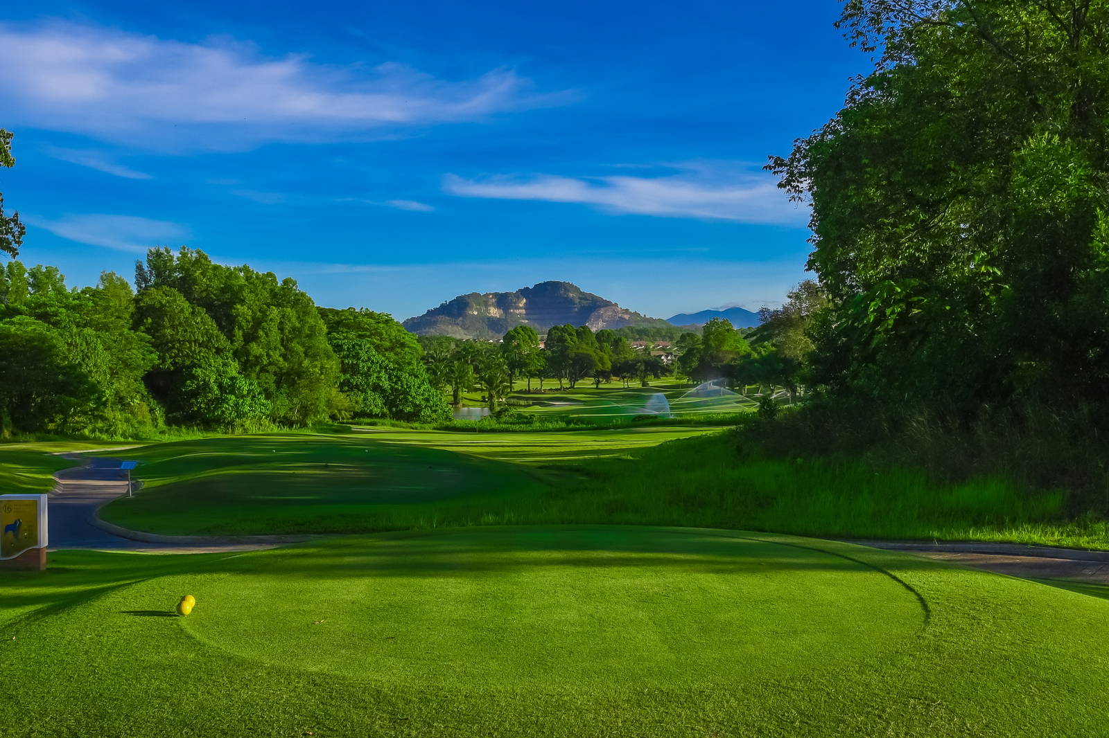 Tee Box, Sungai Long Golf Country Club, Kuala Lumpur, Malaysia