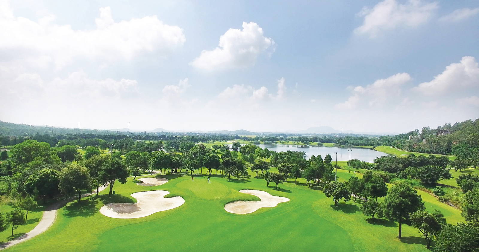 Green, Aerial View, Tam Dao Golf Resort, Hanoi, Vietnam